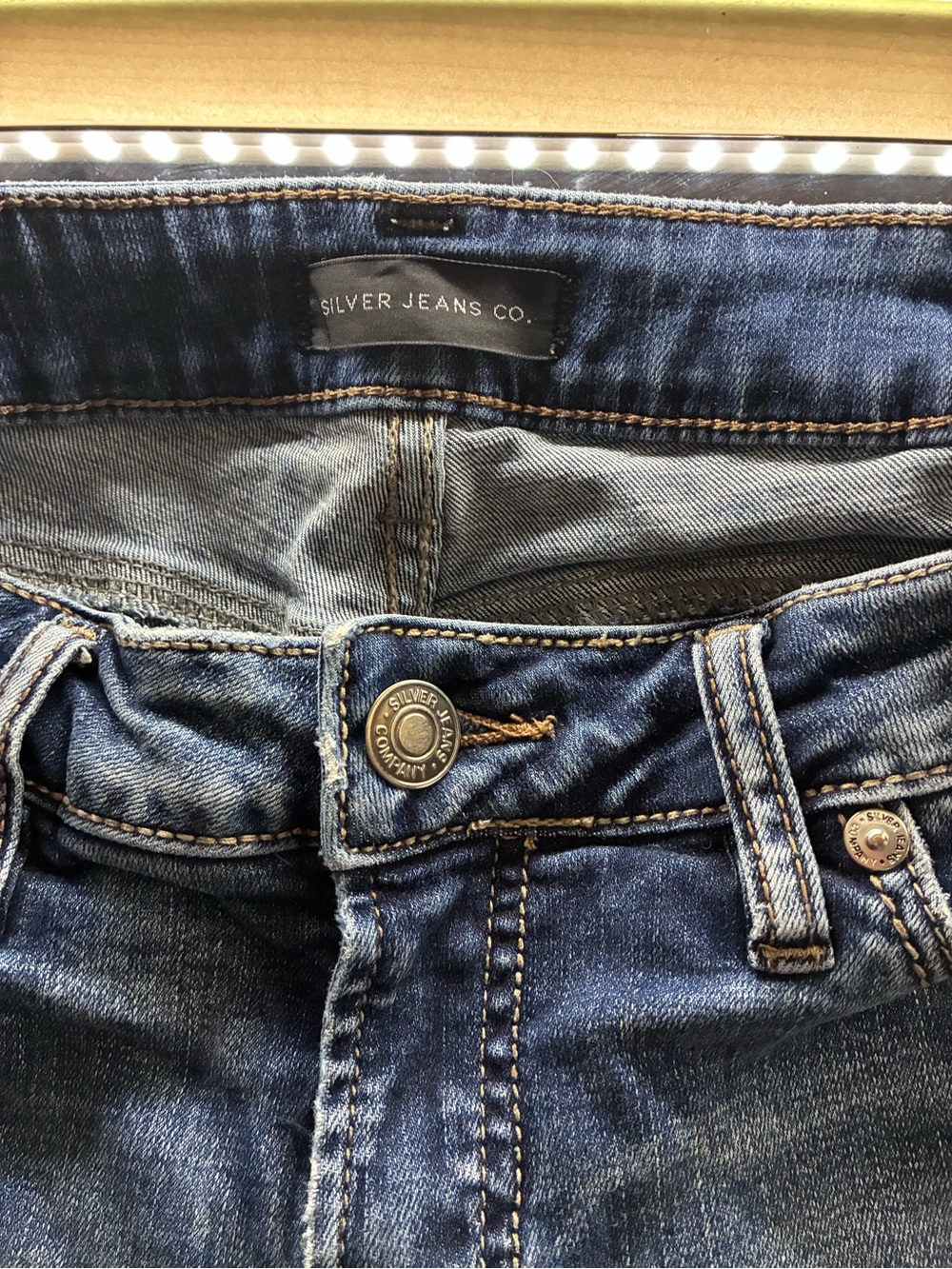Vintage Silver ,medium rise, bootcut jeans. - Picture 3 of 3